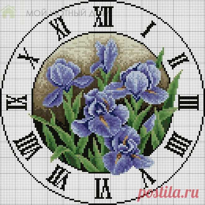 ➡ Мой Уютный Дом | Вязание.Рукоделие
схемы вышивки часов