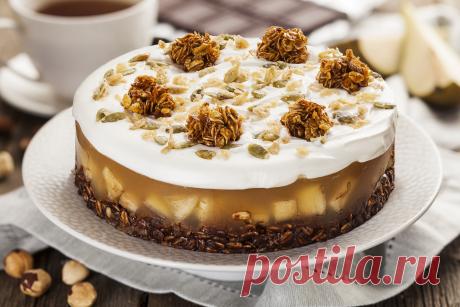 Грушевый торт без выпечки | Новоукраинка