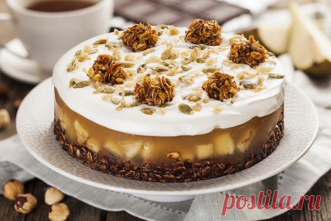 Грушевый торт без выпечки | Новоукраинка