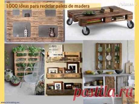 1000 ideas creativas para reciclar palets de madera - Volumen I