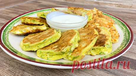 Вкуснейшие оладьи из кабачков (Рецепт оладушек) Рецепт очень вкусных оладий из кабачков и сыра фета.