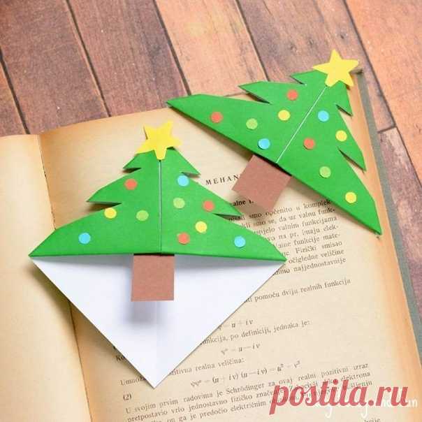 Чудная новогодняя закладка — Поделки с детьми