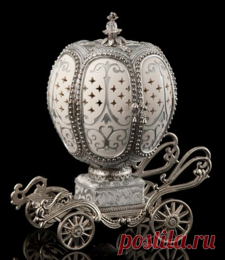 Faberge Egg. Silver Carriage   |   Pinterest: инструмент для поиска и хранения интересных идей