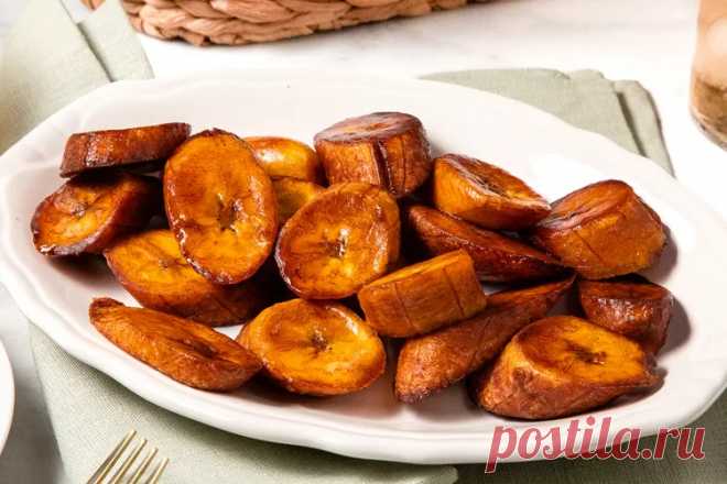 Жареные бананы на сковороде — рецепт с фото