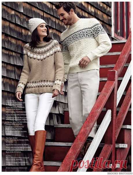 Brooks Brothers Features Men’s Fair Isle Sweaters | The Fashionisto