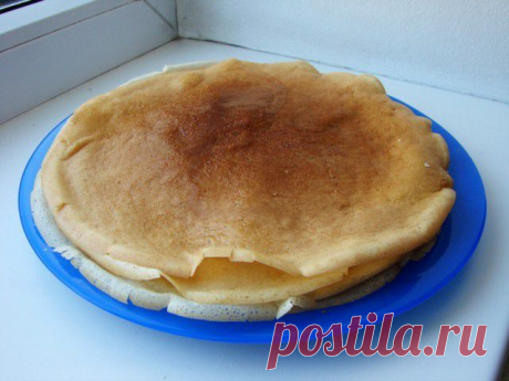 Блинчики на кефире