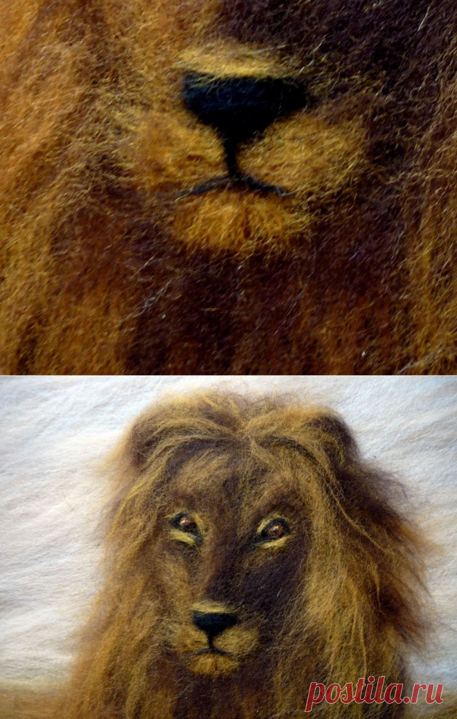 Рисуем шерстью картины 