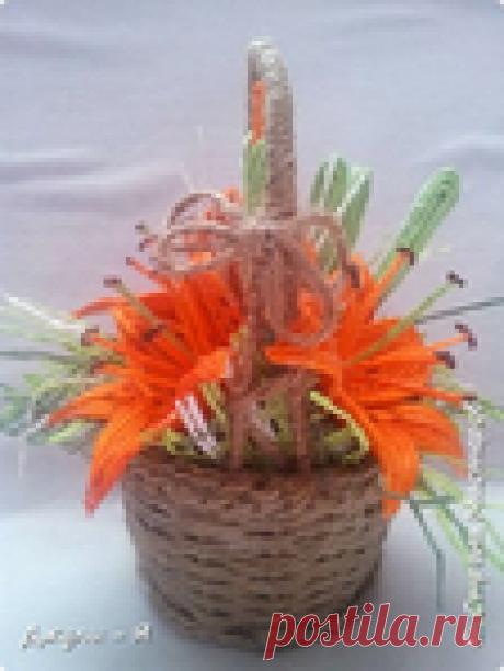 Плетение корзинки из шпагата для подарков к 8 марта. Мастер-класс