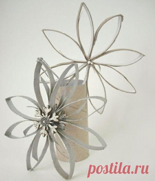 Как сделать снежинку