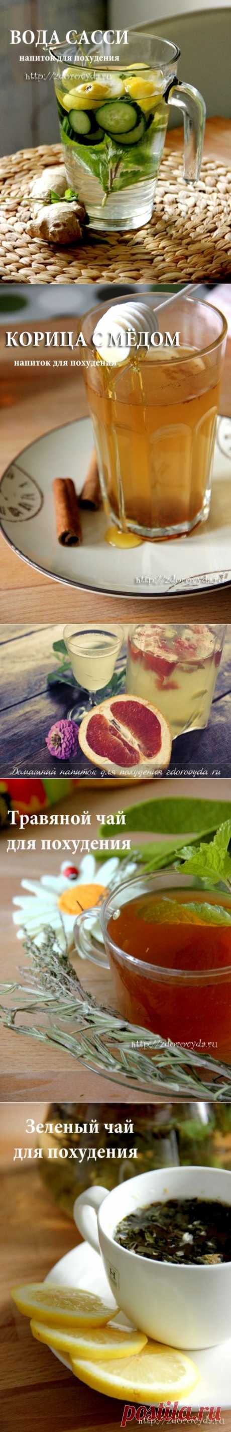 Домашние напитки для похудения