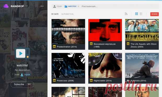 Watchlist · Raindrop.io | Pearltrees