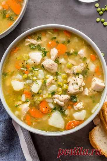 Готовим гороховый суп с курицей