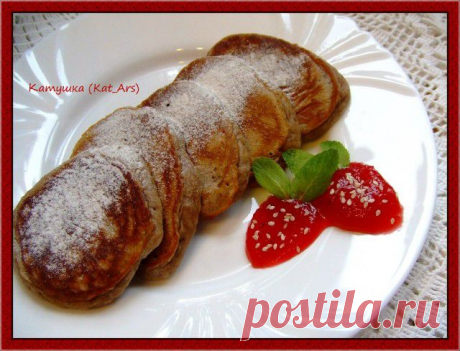 Оладьи с какао