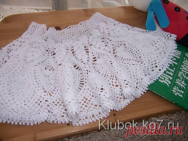 Вязаная юбка крючком | Клубок