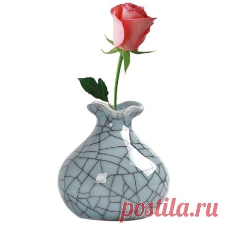 Небольшие свежие цветы для украшения фарфоровая керамическая ваза для цветов домашнего интерьера гидропоники купить на AliExpress