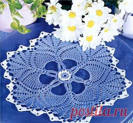 Салфетка вязаная крючком – Мир вязания и рукоделия