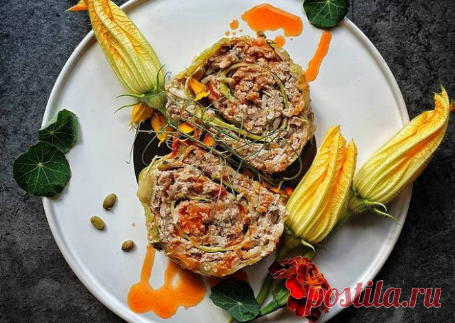 (1) Рулет с кабачком, фаршем и рисом - пошаговый рецепт с фото. Автор рецепта Mumla Uksare 🌳 . - Cookpad