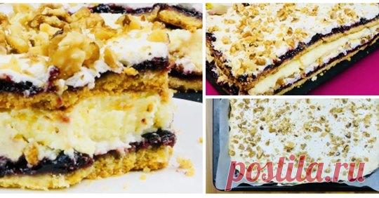 ЛУЧШИЕ РЕЦЕПТЫ. Такого вкусного торта вы ещё не пробовали! Удивим гостей!