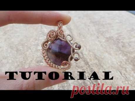 Tutorial/Demo: Wire Wrapped Gemstone Pendant - YouTube