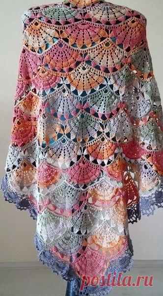 ​Подборка интересных шалей Подборка интересных шалейПодборка интересных шалей, чтобы ваши душа и плечи всегда были в тепле.