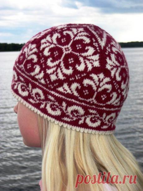 Готовь сани летом...Шапочка и рукавички с орнаментом