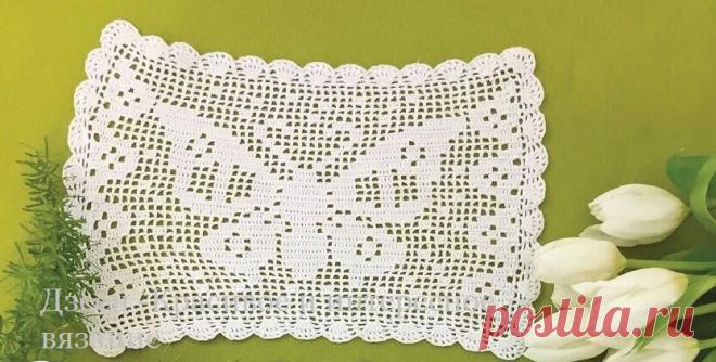 Бордюры, салфетки, кайма, связанные крючком в филейной технике | Красивое и интересное вязание | Яндекс Дзен