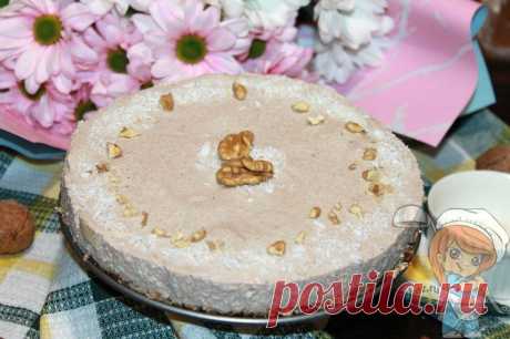 Торт без духовки, без выпечки и без печенья - простой пп рецепт Простой десерт без выпечки для тех, кто считает калории. Торт без духовки за 15 минут. В нем два слоя. Финики, овсяные хлопья и орехи , творог и йогурт.