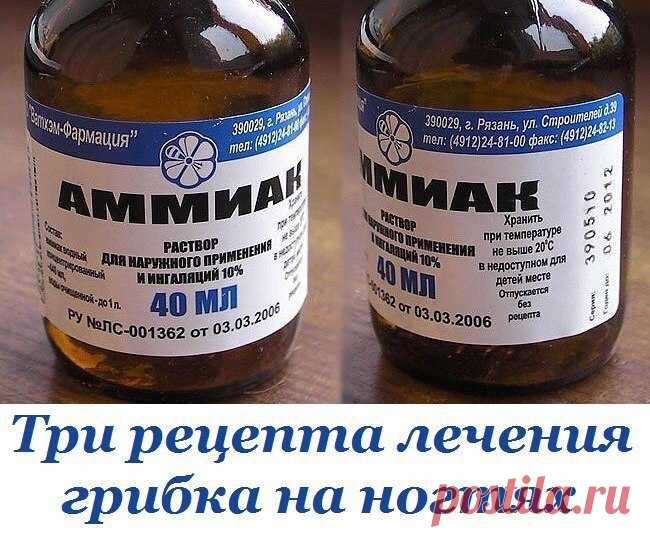 ТРИ РЕЦЕПТА ЛЕЧЕНИЯ ГРИБКА НА НОГТЯХ 

1 ложку нашатырного спирта необходимо развести в стакане воды. 
В этом растворе необходимо смочить любую ткань, но только не синтетическую. Этой тряпкой необходимо обернуть пораженный палец, наверх надеть целлофановый пакет, а затем носок. 
Эти действия необходимо повторить в течение 5 дней, после чего грибок исчезнет. 
Показать полностью…