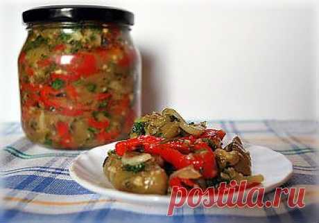 Рецепт салата &quot;Десятка&quot; на зиму - Овощи на зиму . 1001 ЕДА вкусные рецепты с фото!