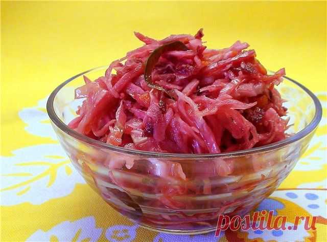 Быстро маринованная капуста со свеклой, морковкой и сладким перцем.. Рецепт c фото от mama tasi 17 апреля 2011 на koolinar.ru