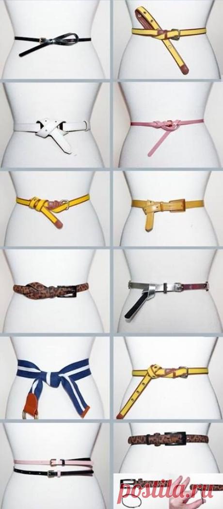 Пояса и платки как стильные аксессуары