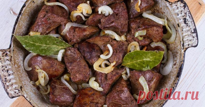 Печень по-кавказски с чесноком - Со Вкусом