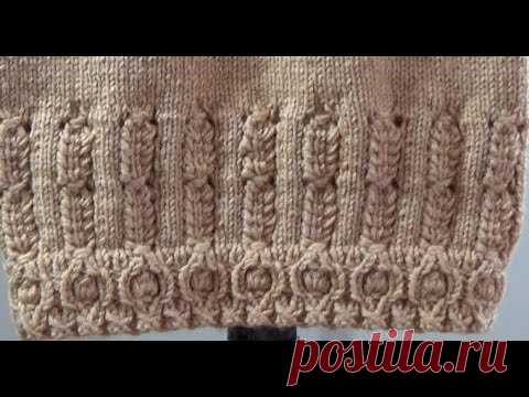 Бесшовная туника для девочки. Реглан снизу. Часть 1. #японскиеузоры​ #узорыспицами​