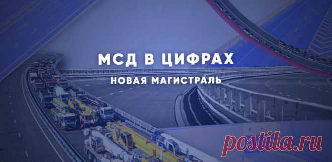 Московский скоростной диаметр в цифрах