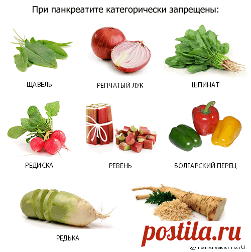 Какие из продуктов нельзя есть при панкреатите?