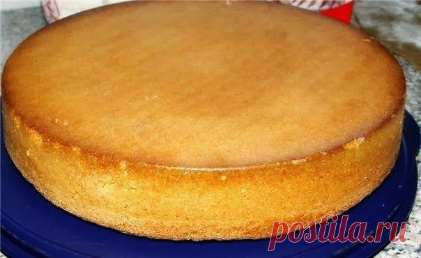 Лучшие кулинарные рецепты: Бисквит, который получается всегда! ;)