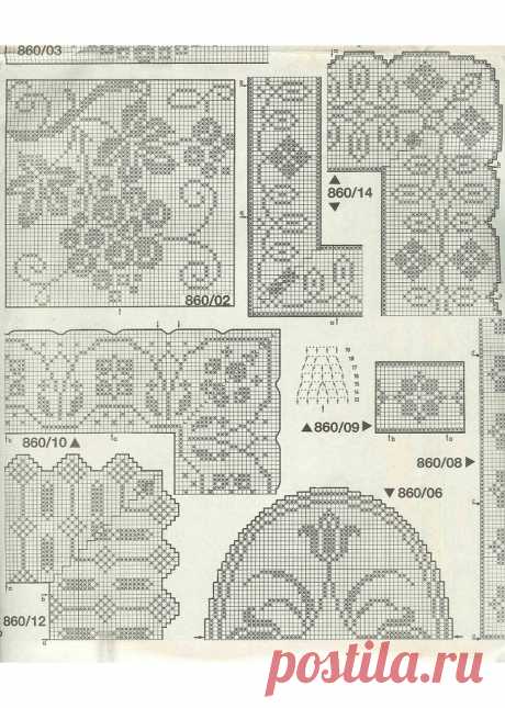 Альбом«Burda special E860/1983 Filet au crochet 4»