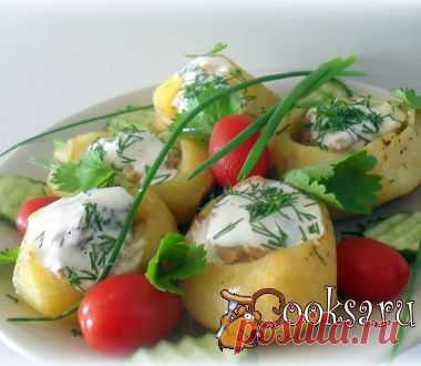 Фаршированный картофель фото рецепт приготовления