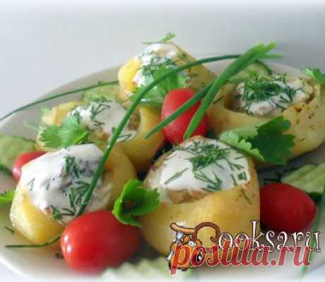 Фаршированный картофель фото рецепт приготовления