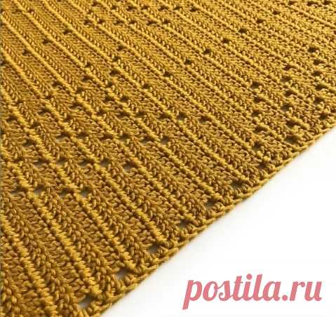 Замечательный узор крючком, нравится?