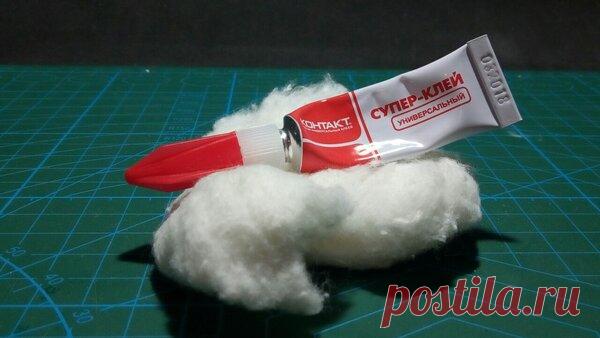 Супер-клей и вата аналог пластика | Генератор идей | Яндекс Дзен
