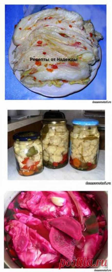 Заготовки на зиму. Маринованная капуста. Рецепты приготовления маринованной капусты