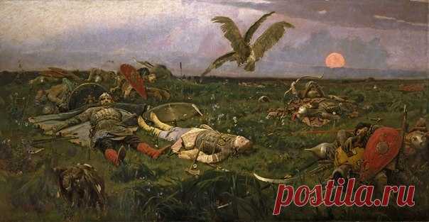 В. М. Васнецов. После побоища Игоря Святославича с половцами / История цивилизаций!