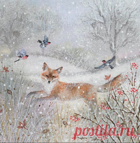 Жители зимнего леса в творчестве Lucy Grossmith