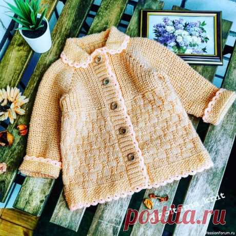 Кофточка для внученьки | Вязание спицами для детей