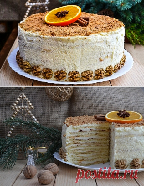 Из самых простых ингредиентов… Нежный творожный торт — Вкусные рецепты