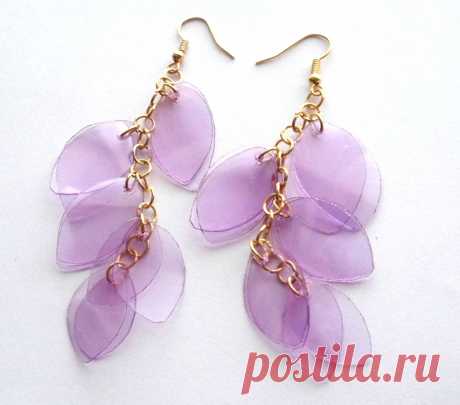 Violet earrings | Flickr - Photo Sharing!