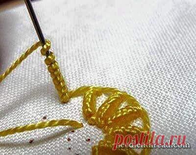 Разнообразные стежки для вышивки