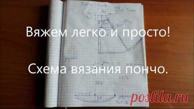 Как вязать пончо. Вязание женского пончо большого размера на вязальной машине.
