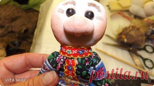 Мастер класс домовенка с добром .Росточку мы не большого всего 12 см!) | Страна Мастеров